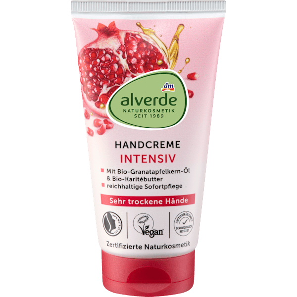 Handcreme Granatapfel & Karitébutter alverde NATURKOSMETIK