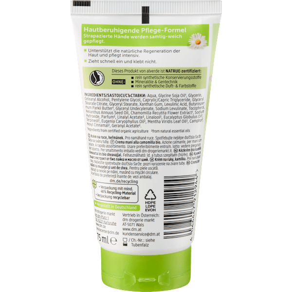Handcreme Kamille & Sheabutter alverde NATURKOSMETIK