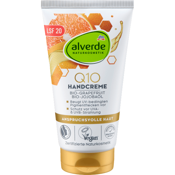 Handcreme Q10 mit LSF 20 alverde NATURKOSMETIK
