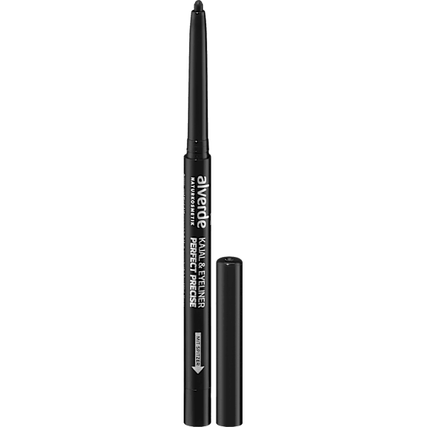 Kajal & Eyeliner Perfect Precise 01 Schwarz alverde NATURKOSMETIK
