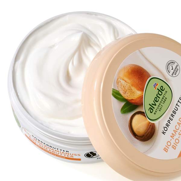 Körperbutter Macadamianuss alverde NATURKOSMETIK
