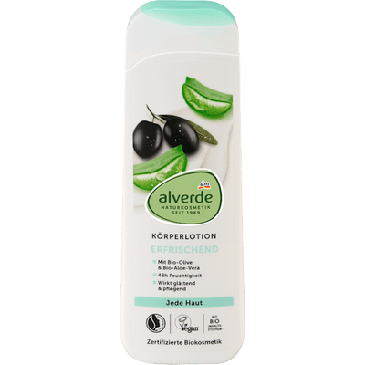 alverde NATURKOSMETIK Body lotion olive aloe vera, 250 ml