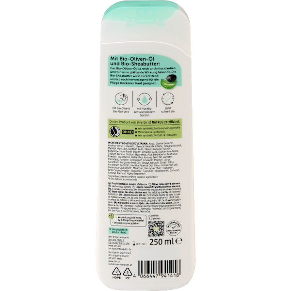 Körperlotion Olive Aloe Vera alverde NATURKOSMETIK