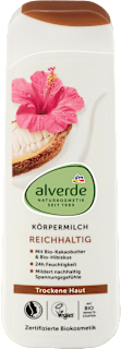 Körpermilch Kakao Hibiskus alverde NATURKOSMETIK