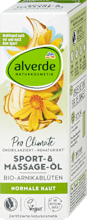 Körperöl Arnikablüten, Sport- & Massage  alverde NATURKOSMETIK