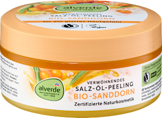 Körperpeeling Verwöhnendes Salz-Öl-Peeling alverde NATURKOSMETIK