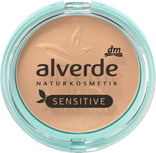 Kompakt Puder Mattifying Sensitive 02 Medium Beige alverde NATURKOSMETIK