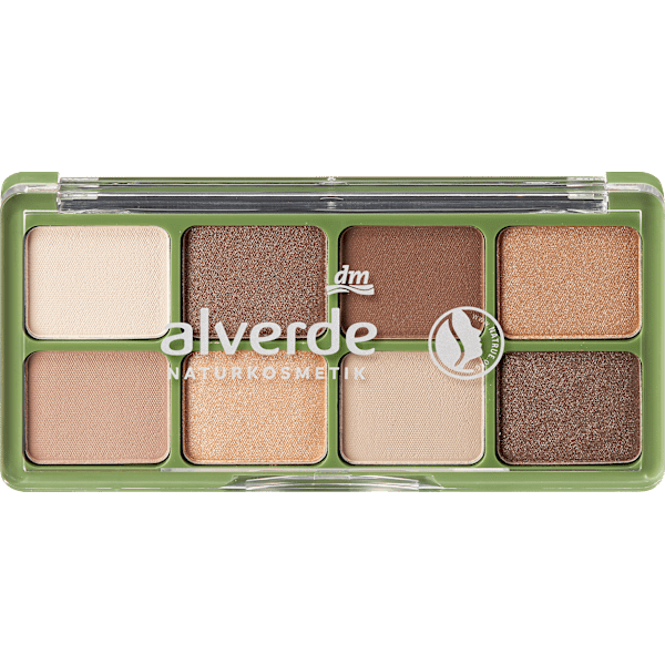 Lidschatten Palette 50 Nude Glam alverde NATURKOSMETIK