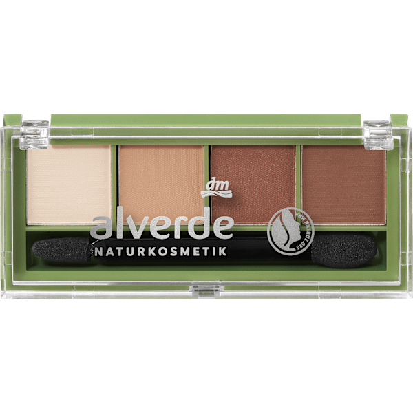 Lidschatten Palette Quattro 37 Chocolate alverde NATURKOSMETIK