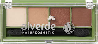 Lidschatten Palette Quattro 37 Chocolate alverde NATURKOSMETIK