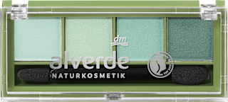 Lidschatten Palette Quattro 96 Luxury Jade alverde NATURKOSMETIK