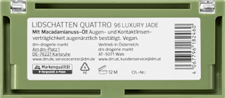 Lidschatten Palette Quattro 96 Luxury Jade alverde NATURKOSMETIK