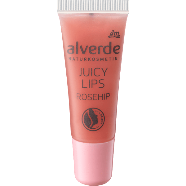 Lipgloss Juicy Lips Rosehip alverde NATURKOSMETIK