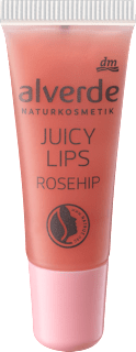 Lipgloss Juicy Lips Rosehip alverde NATURKOSMETIK