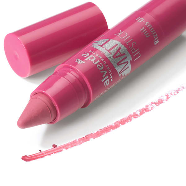 Lippenstift Matt 40 Blushing Peony alverde NATURKOSMETIK