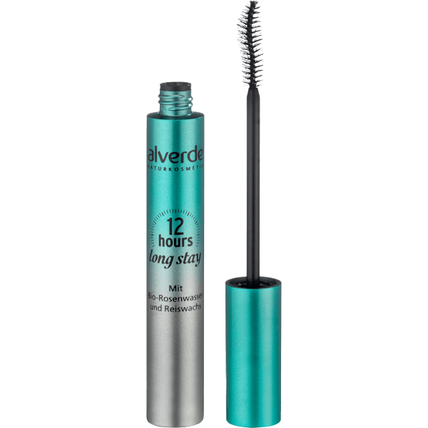 Mascara 12 Hours Long Stay 10 Schwarz alverde NATURKOSMETIK