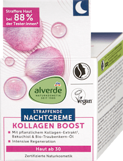 Nachtcreme Kollagen Boost alverde NATURKOSMETIK