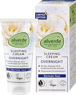 Nachtcreme Overnight Sleeping alverde NATURKOSMETIK