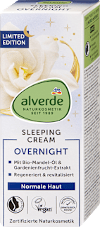 Nachtcreme Overnight Sleeping alverde NATURKOSMETIK