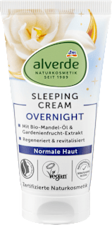 Nachtcreme Overnight Sleeping alverde NATURKOSMETIK