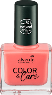 Nagellack Color & Care 80 Peach Coral alverde NATURKOSMETIK