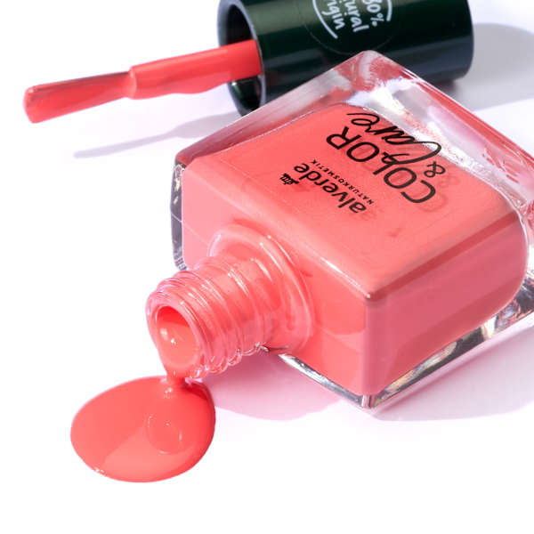 Nagellack Color & Care 80 Peach Coral alverde NATURKOSMETIK