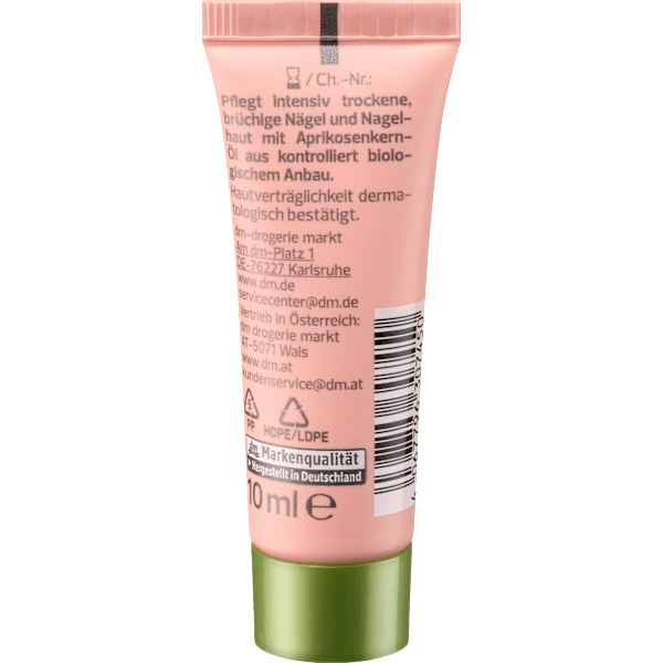 Nagelpflege Creme Aprikose alverde NATURKOSMETIK