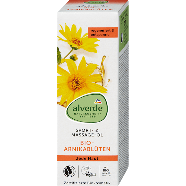 Öl Sport & Massage Arnika alverde NATURKOSMETIK