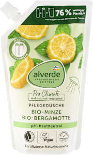 Pflegedusche Minze Bergamotte Nachfüllpack alverde NATURKOSMETIK