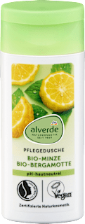 Pflegedusche Minze Bergamotte, Reisegröße alverde NATURKOSMETIK