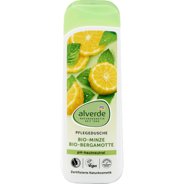 Pflegedusche Minze Bergamotte alverde NATURKOSMETIK