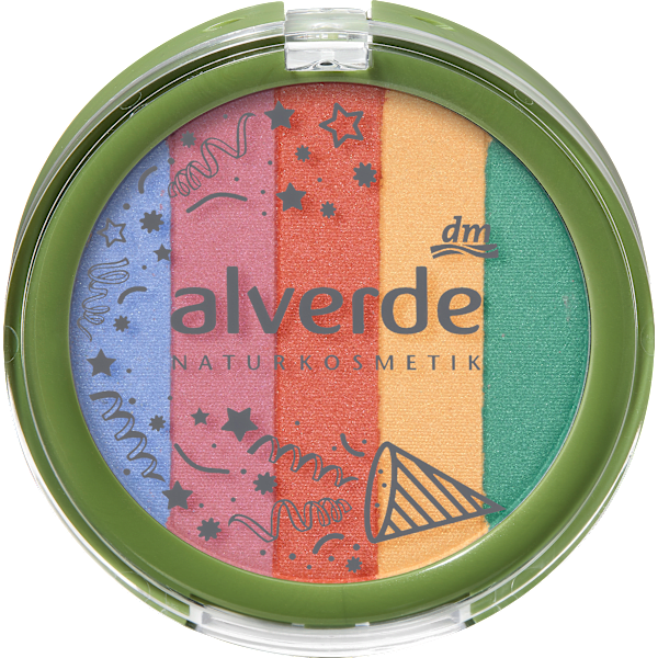 Regenbogenpuder bunt alverde NATURKOSMETIK