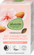 Seifenstück Cremeseife mit Sheabutter & Mandelmilch alverde NATURKOSMETIK