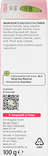 Seifenstück Pflanzenölseife mit Pfirsich alverde NATURKOSMETIK