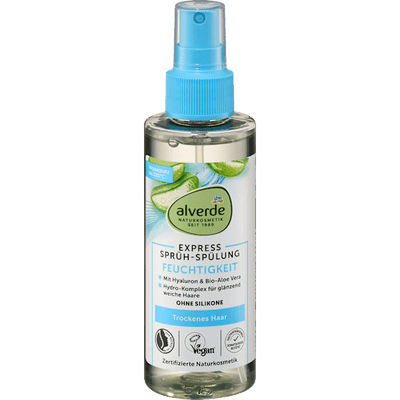 alverde NATURKOSMETIK Spray Conditioner Express Moisture, 150 ml