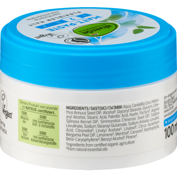 Styling Mattpaste alverde NATURKOSMETIK