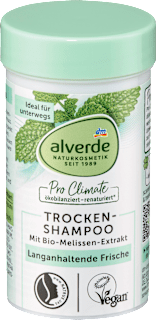 Trockenshampoo mit Melissen-Extrakt alverde NATURKOSMETIK