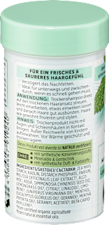 Trockenshampoo mit Melissen-Extrakt alverde NATURKOSMETIK