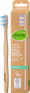 Zahnbürste Interdental Holz medium alverde NATURKOSMETIK