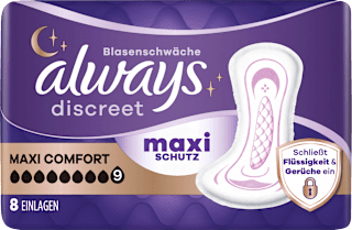 discreet Einlagen Inkontinenz Maxi Comfort always