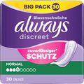 discreet Einlagen Inkontinenz Normal, Big Pack always