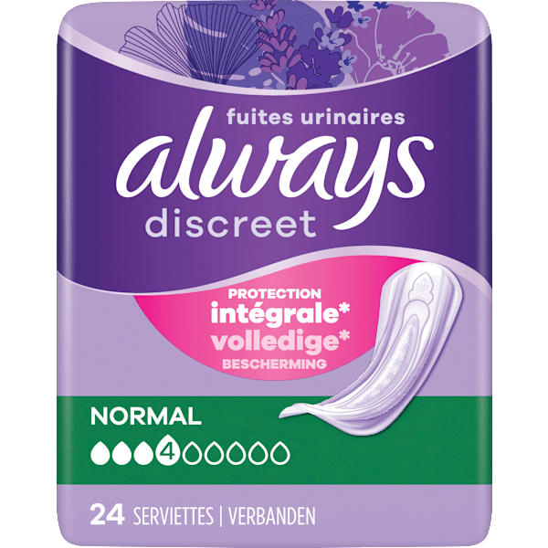 discreet Einlagen Inkontinenz Normal Vorteilspack (4x24 St) always