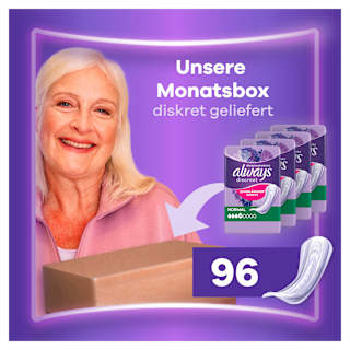 discreet Einlagen Inkontinenz Normal Vorteilspack (4x24 St) always