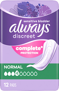 discreet Einlagen Inkontinenz Normal always