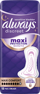 discreet Einlagen Inkontinez Maxi Comfort Vorteilspack (4x12 St) always