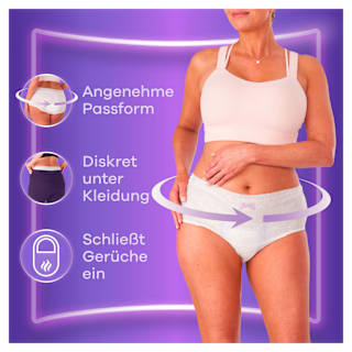 discreet Pants Inkontinenz Plus Gr. L, Vorteilspack (4x8 St) always