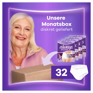 discreet Pants Inkontinenz Plus Gr. L, Vorteilspack (4x8 St) always
