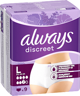 discreet Pants Inkontinenz Plus Gr. L always
