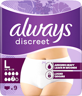 discreet Pants Inkontinenz Plus Gr. L always