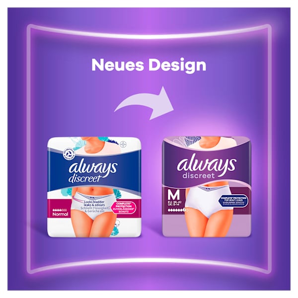 discreet Pants Inkontinenz Plus Gr. M always